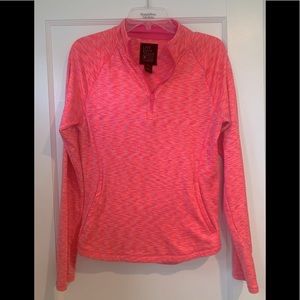 Pink quarter zip